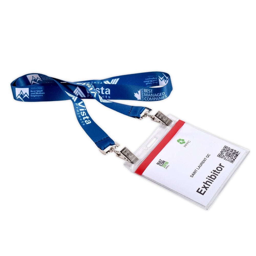 Custom Sublimated Drape Style Lanyard